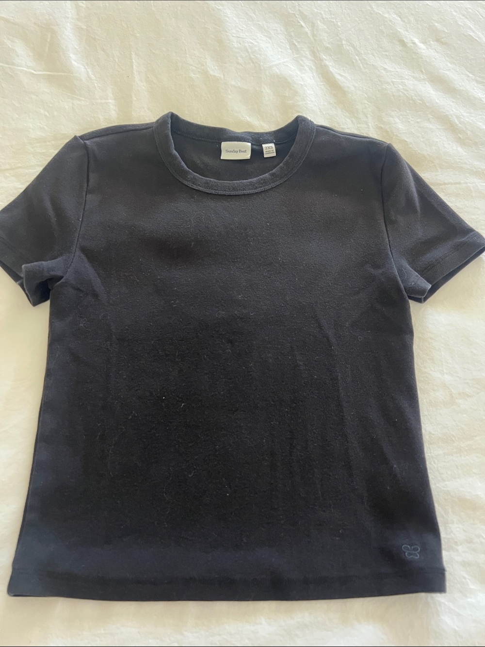 🟣 BOGO! Sunday Best Black Short Sleeve Crew Tee
